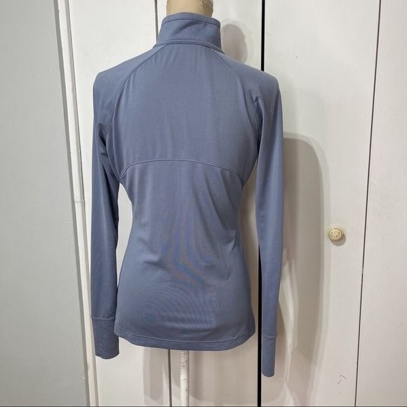 Womens Gap fit full zip Sweater jacket grey Small turtleneck long  sleeve - Picture 2 of 12